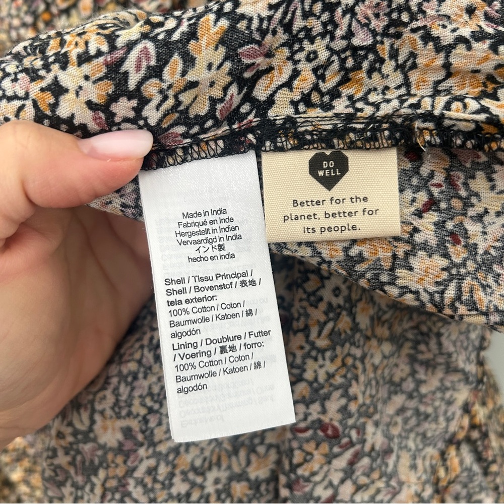 Madewell Embroidered Tiered Midi Dress in Cottage Garden 4 - Picture 9 of 9
